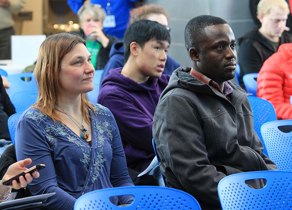 Students, parents, and BCC employees in the BCC Connector