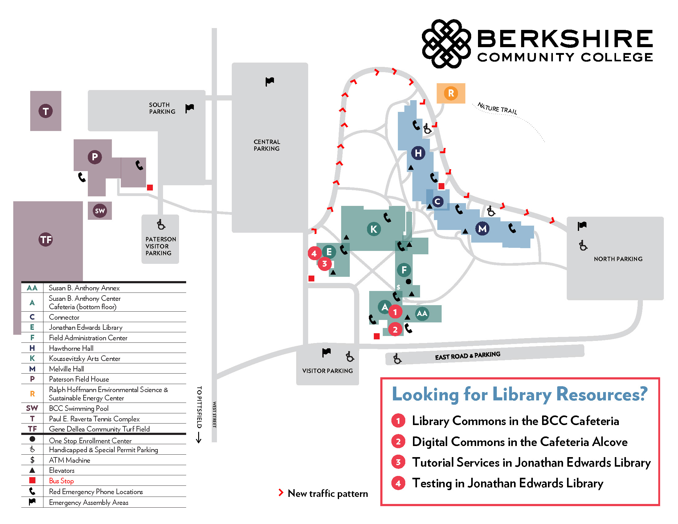 road reversal campus map