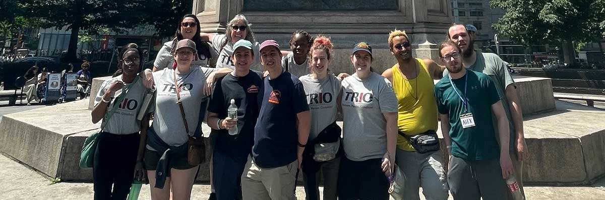 BCC TRIO NYC trip group photo
